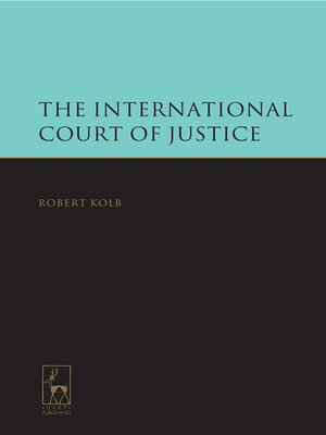 cover image of The International Court of Justice